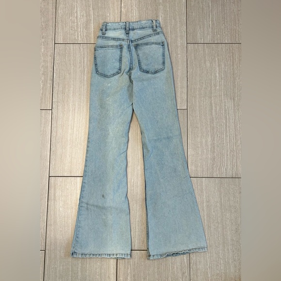 Cotton On Light Blue Flare Jeans - Picture 3 of 4